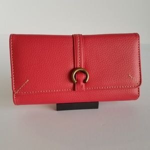 Buxton Cal-Q Tri Fold Leather Wallet